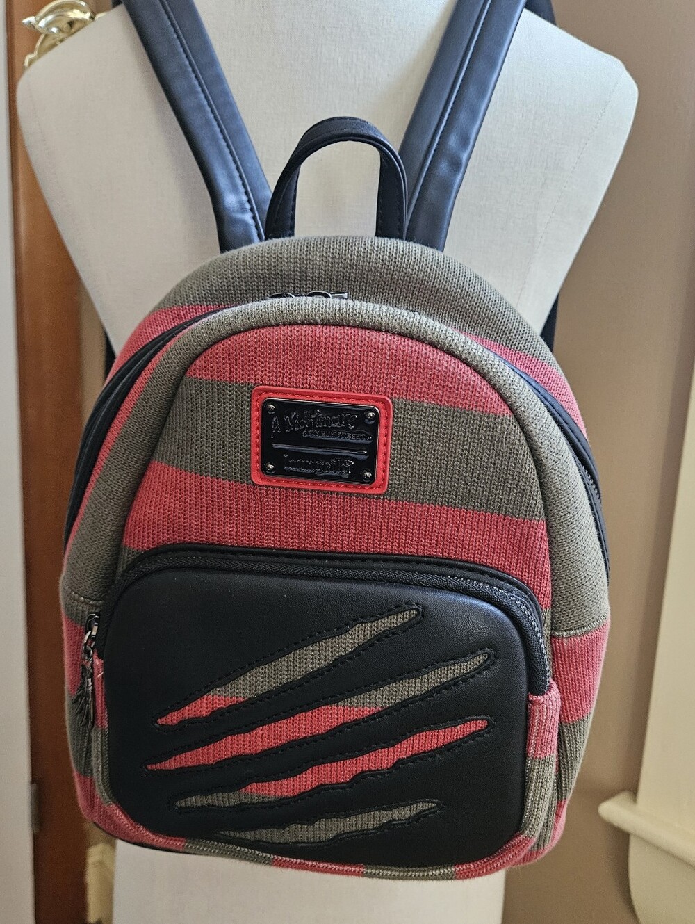 Loungefly A Nightmare on Elm Street Freddy Krueger Sweater Mini Backpack